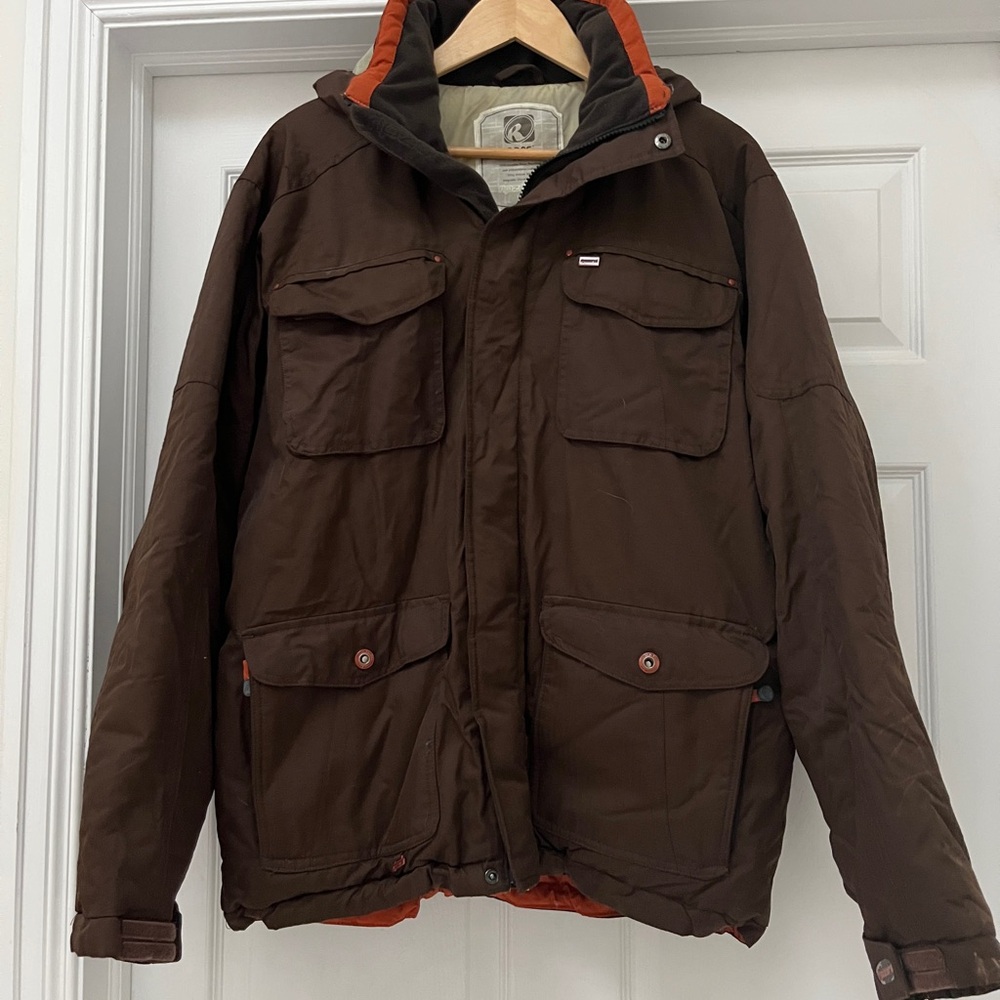 Ripzone Brown ski/snowboard Jacket men’s large